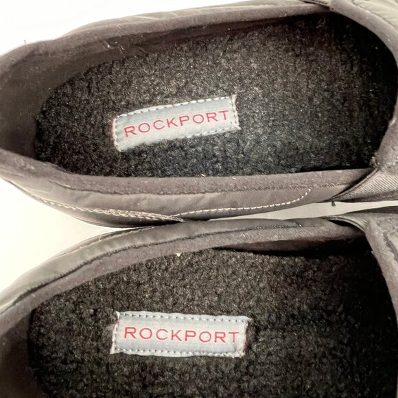 Rockport Axelrod Quilted Slip-On Shoes Size 10.5M Black Nylon Comfort EVA Sole main image 13